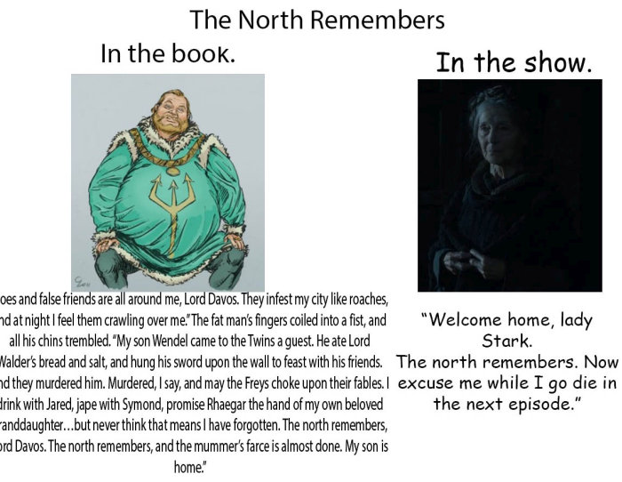 The Biggest Differences Between The Game Of Thrones Books And The Show (13 pics)