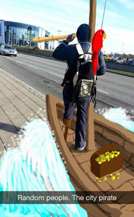 This Person Turned Random Snapchat Photos Into Real Masterpieces (20 pics)