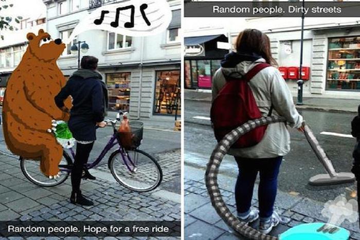 This Person Turned Random Snapchat Photos Into Real Masterpieces (20 pics)