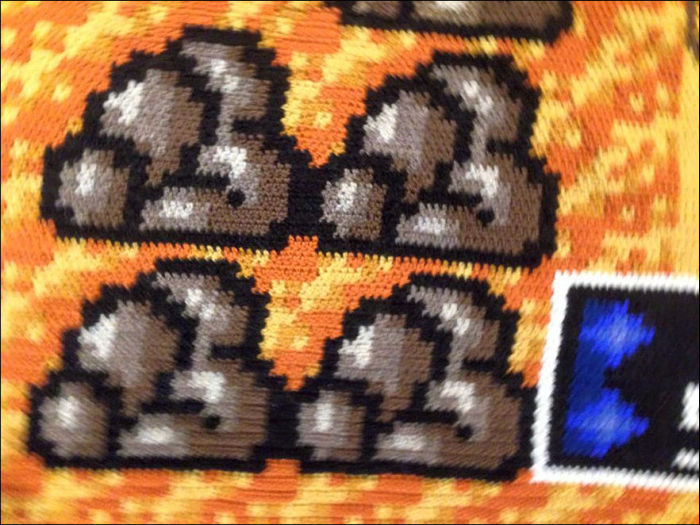 Norwegian Man Spends 6 Years Crocheting A Map From Super Mario Bros. 3 (10 pics)