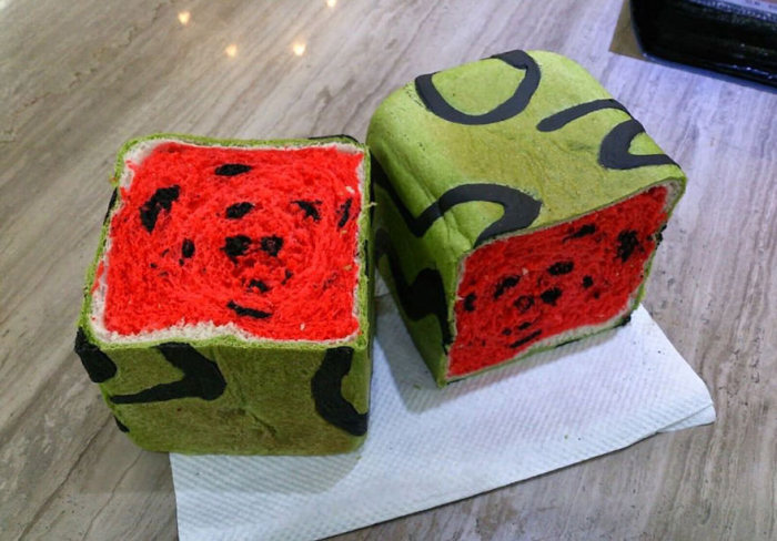 Taiwan Invents Bread That Looks Like Watermelon And Tastes Delicious (7 pics)