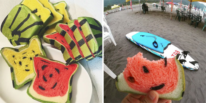 Taiwan Invents Bread That Looks Like Watermelon And Tastes Delicious (7 pics)