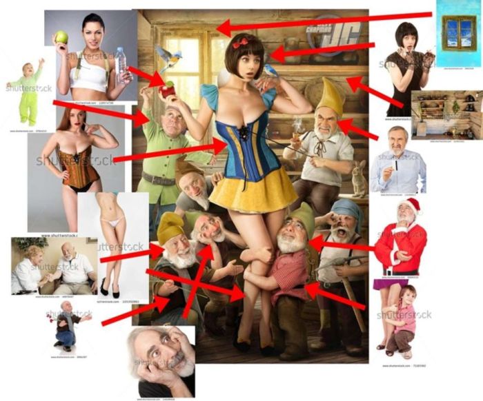 Graphic Artist Uses Stock Photos To Create Pop Culture Portraits (22 pics)
