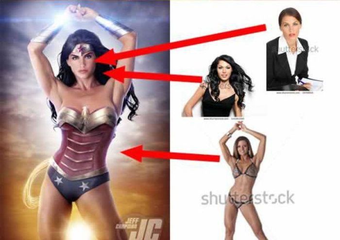 Graphic Artist Uses Stock Photos To Create Pop Culture Portraits (22 pics)