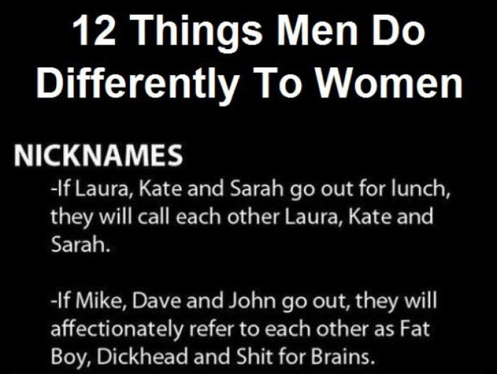 12 Differences That Separate Men From Women (12 pics)
