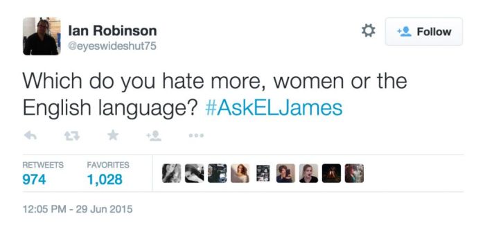 50 Shades Of Grey Author Gets Burned To The Ground During Twitter Q & A (9 pics)
