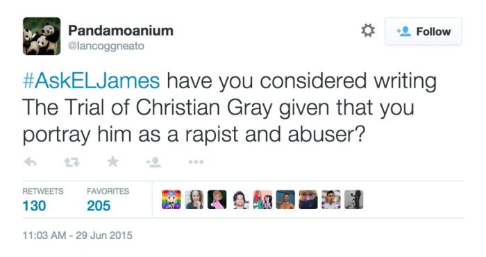 50 Shades Of Grey Author Gets Burned To The Ground During Twitter Q & A (9 pics)