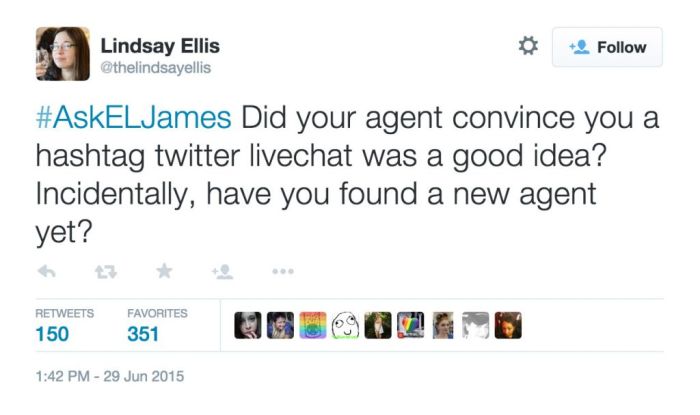 50 Shades Of Grey Author Gets Burned To The Ground During Twitter Q & A (9 pics)