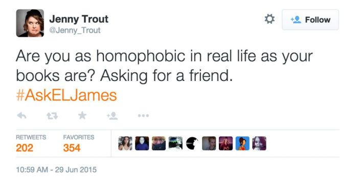 50 Shades Of Grey Author Gets Burned To The Ground During Twitter Q & A (9 pics)