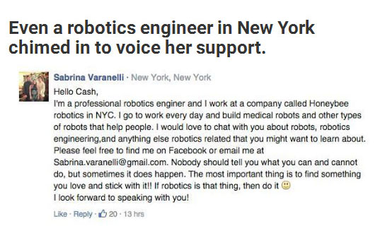 Girl Starts Petition So She Can Attend The 'Boys Only' Robotics Class (5 pics)