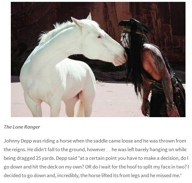 Celebrities That Almost Died On The Set (10 pics)