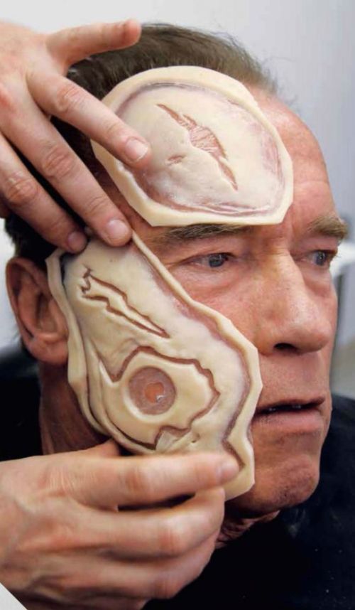 The Evolution Of The Terminator's Makeup From 1984 to 2015 (3 pics)