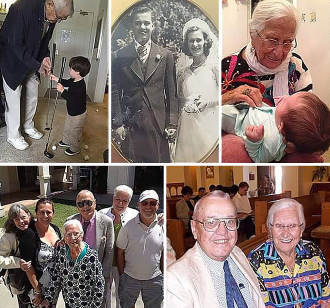 California Couple That Had Been Married For 75 Years Died In Each Other's Arms (7 pics)