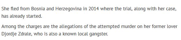 Playboy Model Sent Back To Bosnia After Being Linked To Murders And Robberies (7 pics)