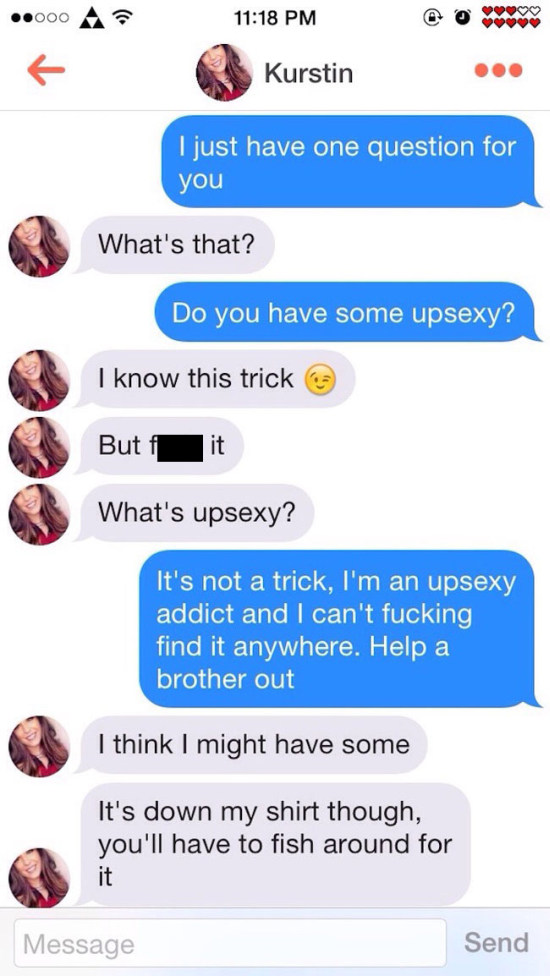 Hilarious Tinder Comebacks That No One Saw Coming (31 pics) Hilarious Tinder Comebacks That No One Saw Coming (31 pics)