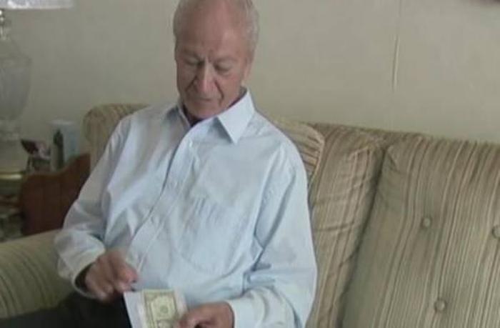 Widower Is Blown Away When His Wife's 'Miracle Dollar' Finds Its Way Home (5 pics)
