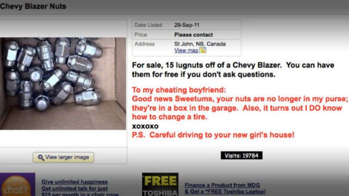 20 Times Cheaters Felt The Wrath Of A Scorned Ex (20 pics)