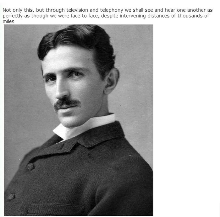 Nikola Tesla Predicted The Invention Of The Smartphone Back In 1926 (5 pics)
