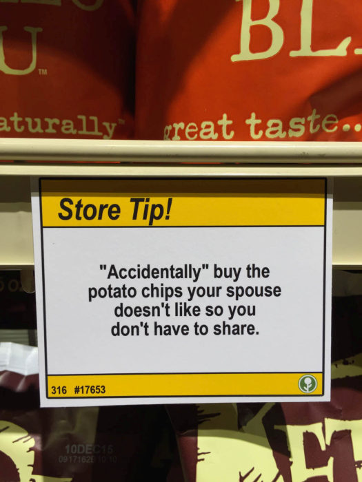 Hilarious Shopping Tips Found At A Local Grocery Store (10 pics)