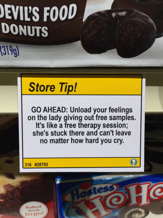 Hilarious Shopping Tips Found At A Local Grocery Store (10 pics)