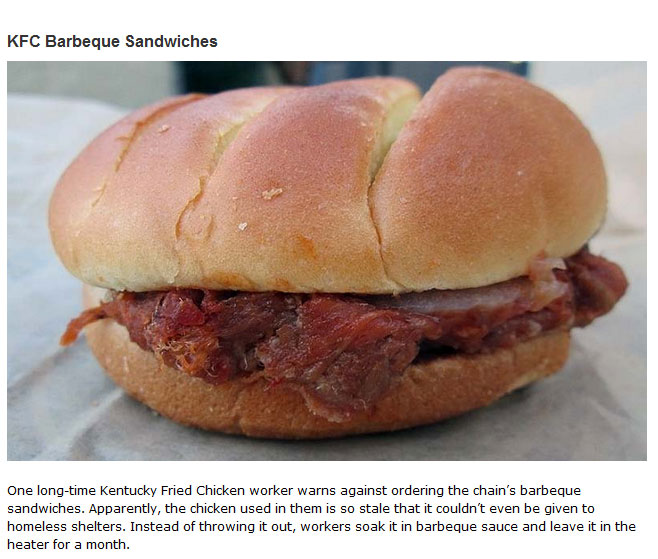 According To Fast Food Employees You Should Never Order These Foods (17 pics)