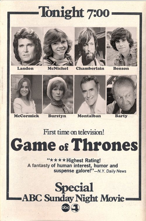 What Game Of Thrones Would Look Like If It Was A 1977 TV Movie (9 pics)