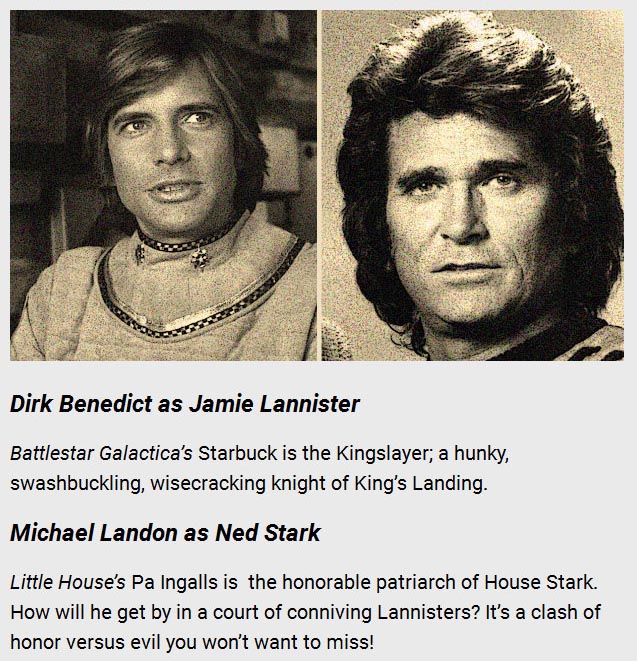 What Game Of Thrones Would Look Like If It Was A 1977 TV Movie (9 pics)