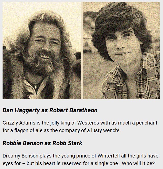 What Game Of Thrones Would Look Like If It Was A 1977 TV Movie (9 pics)