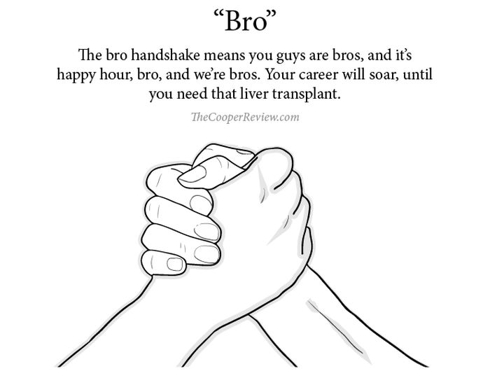 How The Handshake You Use Affects Your Career Path (10 pics)