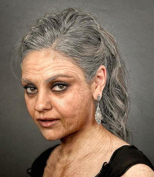 Pictures That Show What Celebrities Will Look Like When They're Old (25 pics)