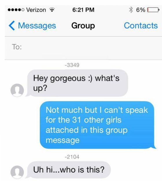 Guy Sends Group Message To 32 Tinder Girls And It Goes Horribly Wrong (17 pics)
