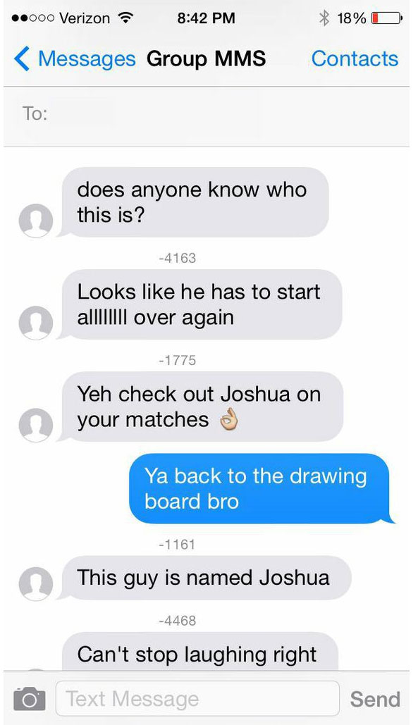 Guy Sends Group Message To 32 Tinder Girls And It Goes Horribly Wrong (17 pics)