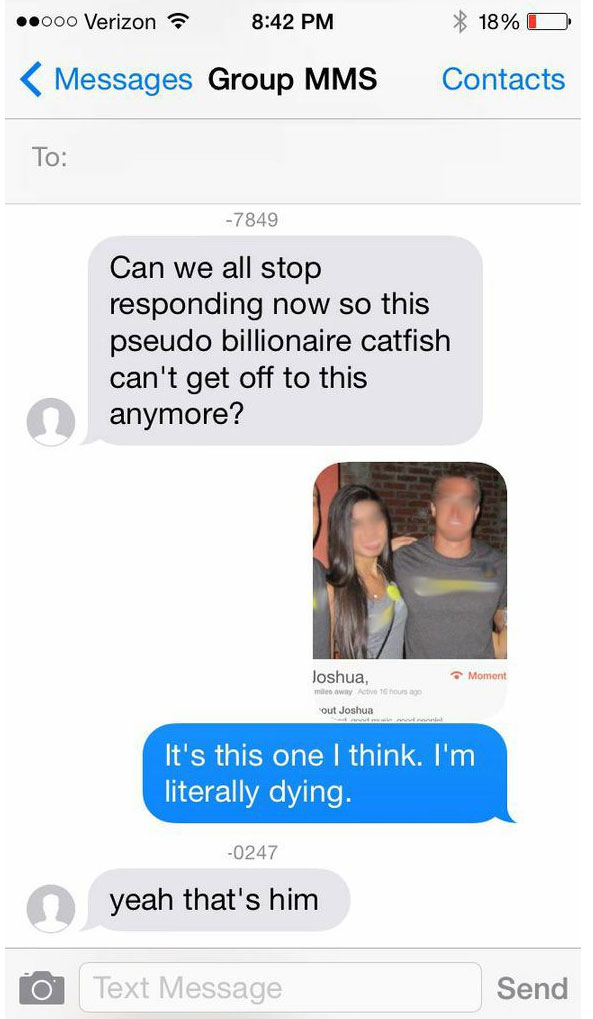 Guy Sends Group Message To 32 Tinder Girls And It Goes Horribly Wrong (17 pics)