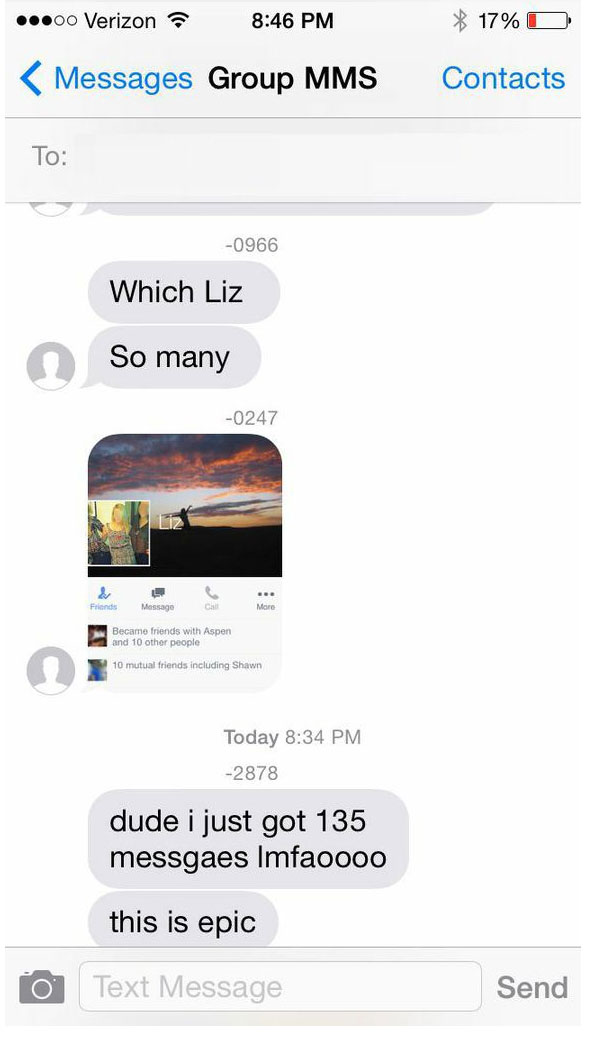 Guy Sends Group Message To 32 Tinder Girls And It Goes Horribly Wrong (17 pics)