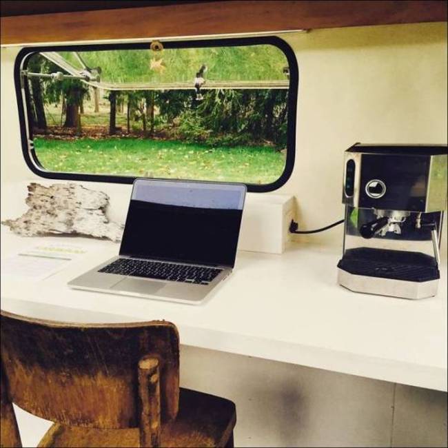 This Camper Is Perfect For Working In The Woods (8 pics)