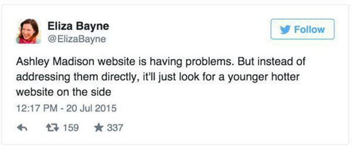 The Internet Had Some Hilarious Things To Say About The Ashley Madison Hack (15 pics)
