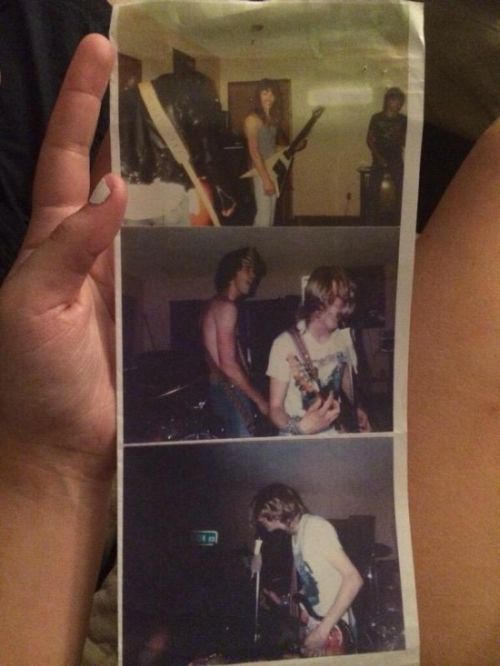 19 Year Old Finds Long Lost Pictures Of Nirvana's First Show (5 pics)