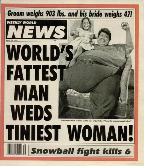 The Weekly World News Is Still Coming Up With Ridiculous Headlines (17 pics)