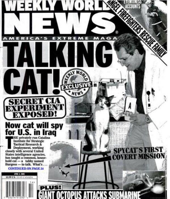 The Weekly World News Is Still Coming Up With Ridiculous Headlines (17 pics)