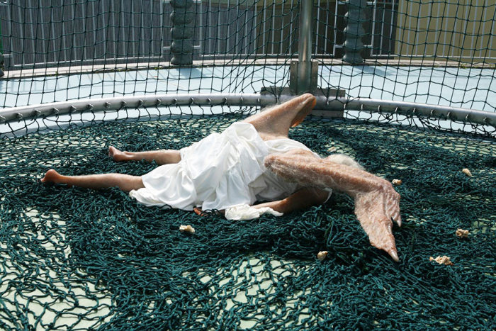 This Realistic Sculpture Of A Fallen Angel Is Absolutely Terrifying (5 pics)