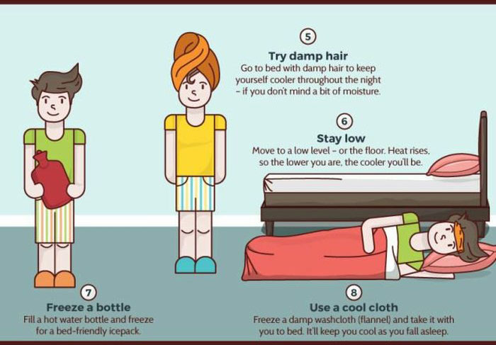16 Ways You Can Stay Cool While Sleeping In The Summer Heat (6 pics)