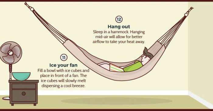 16 Ways You Can Stay Cool While Sleeping In The Summer Heat (6 pics)