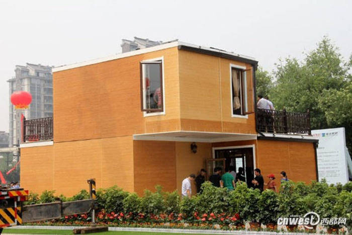 This Chinese Company Put A House Together In Only 3 Hours (28 pics)