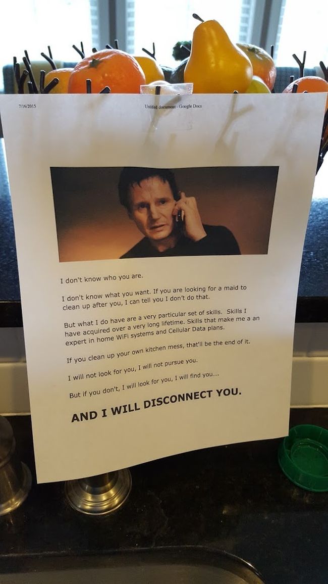 Dad Leaves Epic Note For His Messy Children