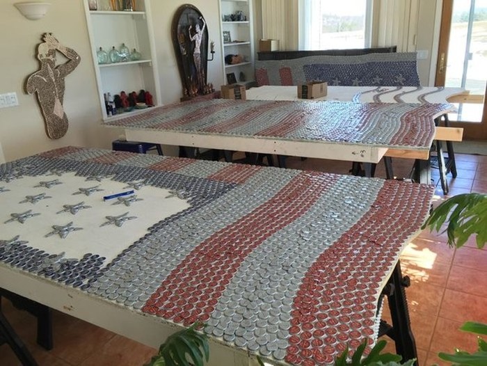 Artist Turns Thousands Of Beer Bottle Caps Into Something Truly Amazing (13 pics)