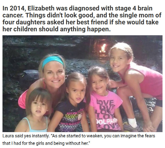 Mother Adopts Best Friend’s Four Daughters After Losing Her To Cancer (6 pics)