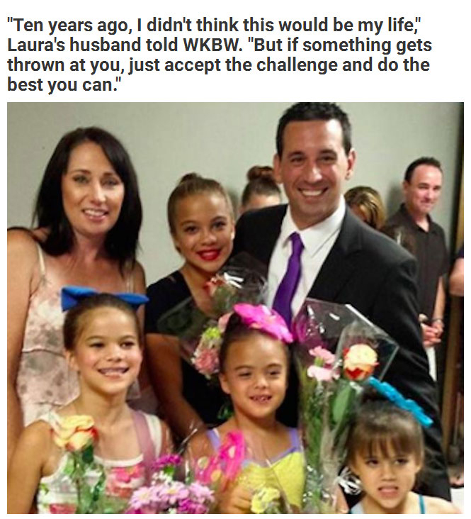 Mother Adopts Best Friend’s Four Daughters After Losing Her To Cancer (6 pics)