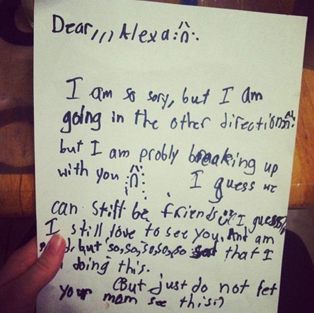 Little Kids Hold Nothing Back In These Brutal Break Up Letters (10 pics)