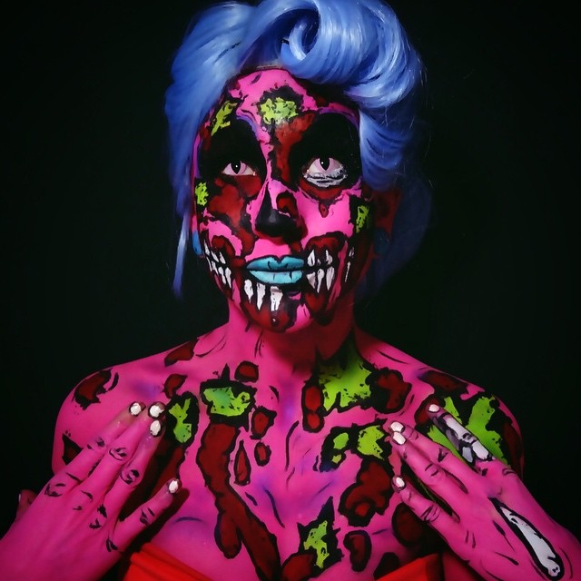 Artist Uses Herself As A Canvas To Create Mesmerizing Body Paintings (13 pics)