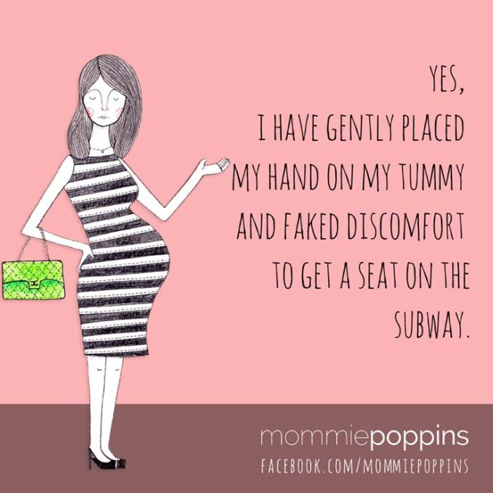 Mommie Poppins Is The Mom Every Pregnant Woman Can Relate To (20 pics)